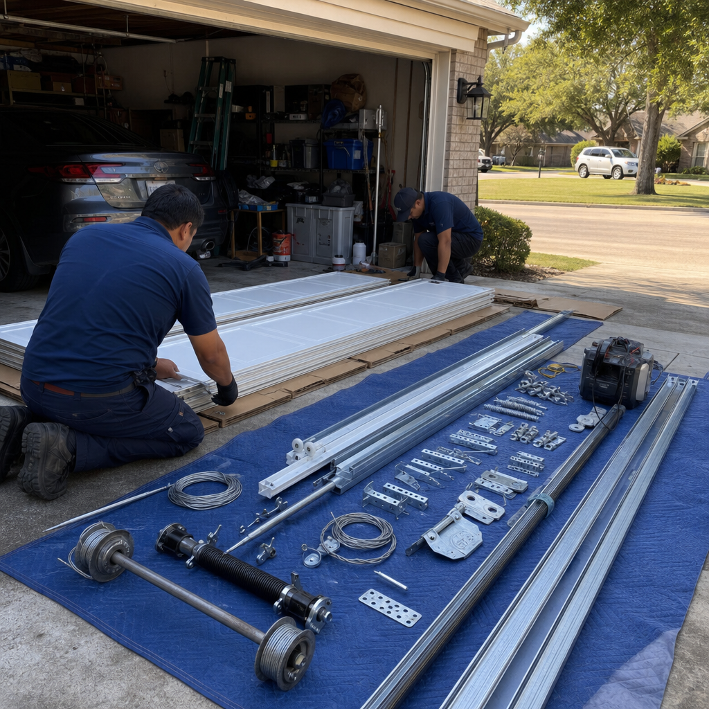 Wood Garage Door Installation