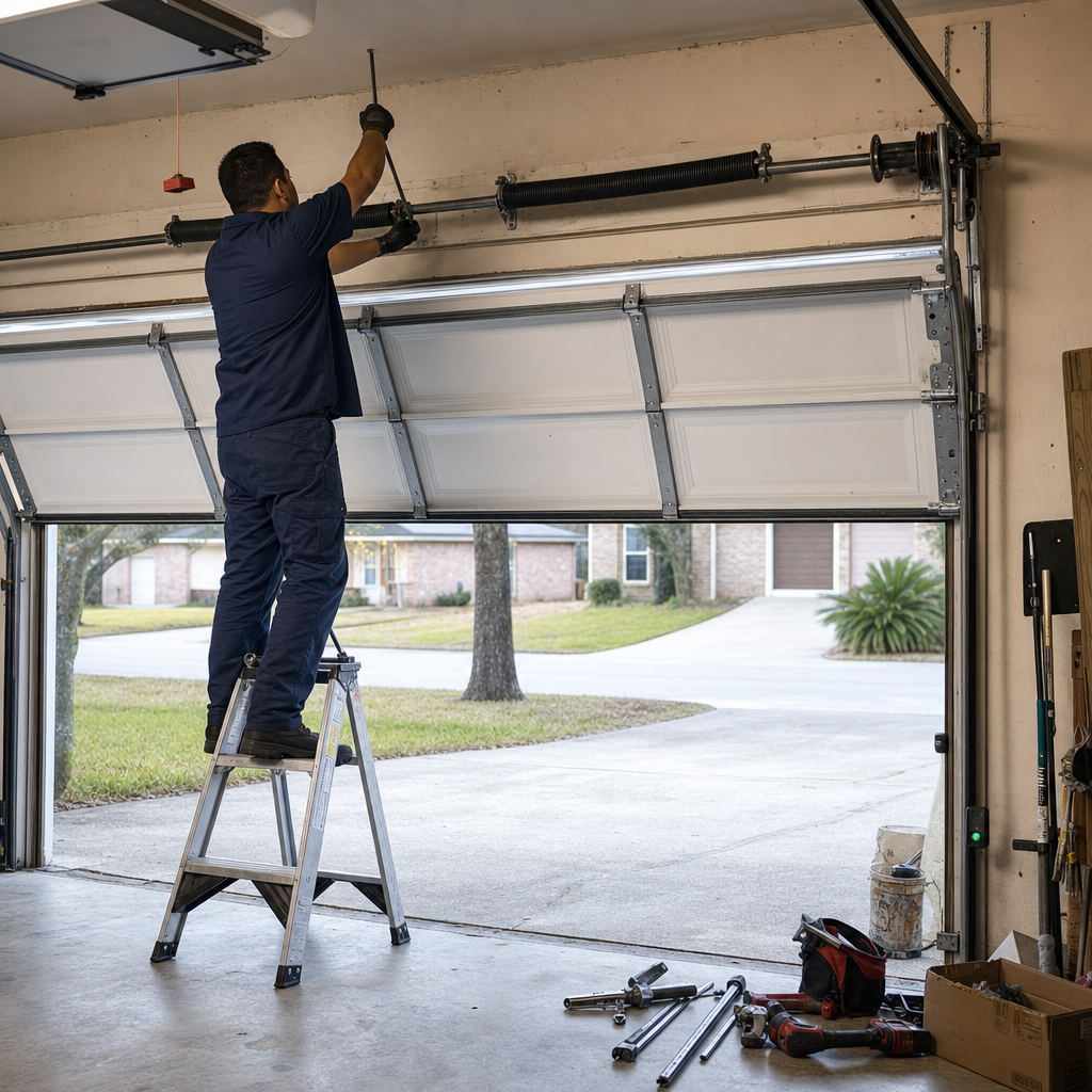 Double Car Door Installation